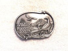 CLASSIC BELT BUCKLE WILDLIFE FOREVER 2000 LIMITED EDITION DEITSCH DESIGN BB12