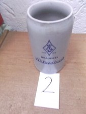 Alter Bierkrug, 1 Ltr. Masskrug, Brauerei Aldersbach, Tonkrug, K&auml;ferloher