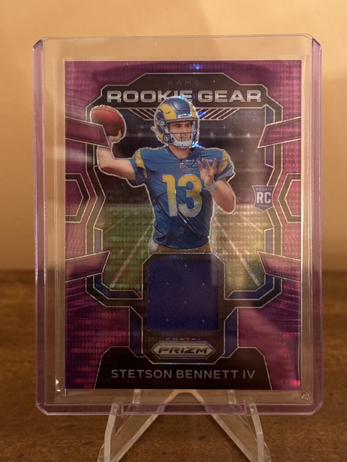 2023 Prizm Rookie Gear Pink Stetson Bennett IV RC #RG-SB