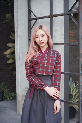 korean modern dress style Korean hanbok