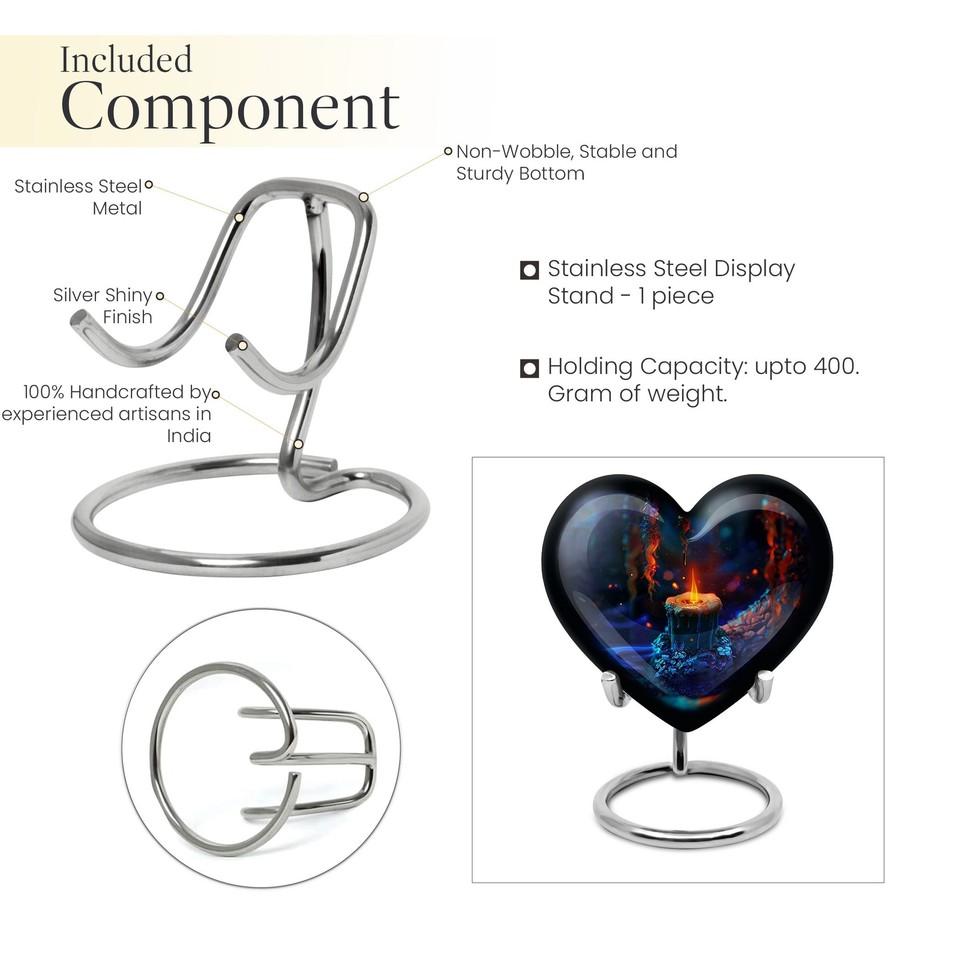 Candle Urns For Ashes Adult Female Mother Small Cremation Urn For Human