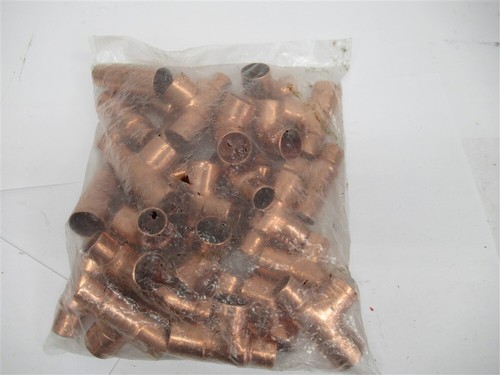 Elkhart Products 10032790 ,111R ,3/4"x1/2"x3/4" Sweat Copper Reducing Tee(PK 25)