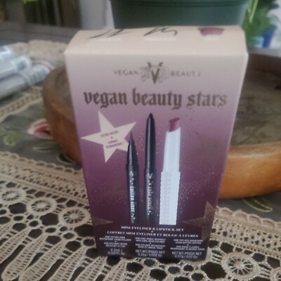  kAT VON D VEGAN BEAUTY STARS Mini Eyeliner & Lipstick Set    ORIGINAL   