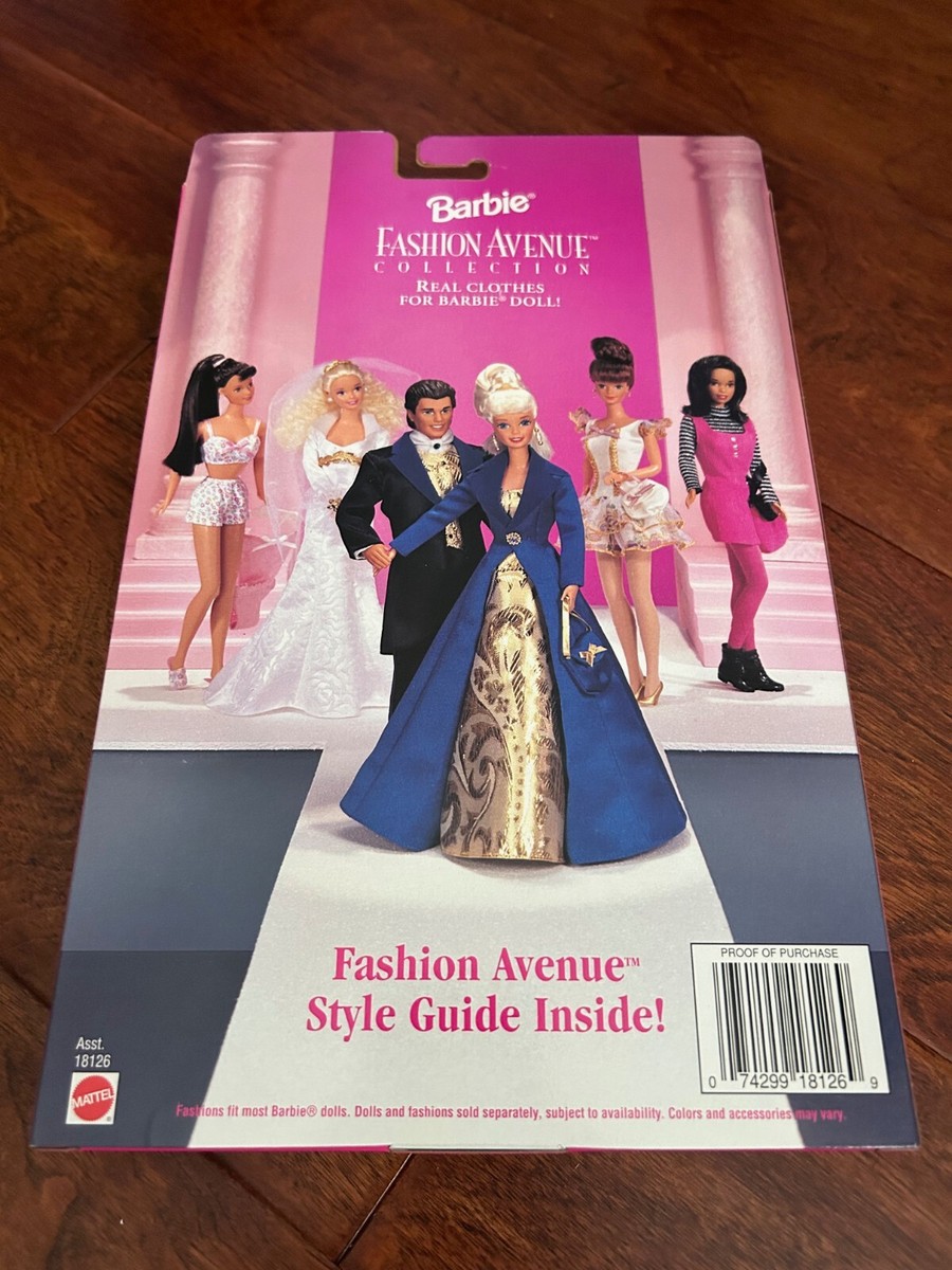 Robe Barbie Fashion Avenue Party Dress 1997 - Mattel - Comme Neuve