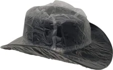 Premium Cowboy Hat Cover - Vinyl Transparent Cowboy Hat Protector from Dust & 