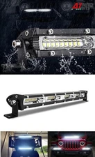 13" 12V 24V Car LED Work Light Bar Spot light Driving Off-road Boat 4x4 ATV Slim
