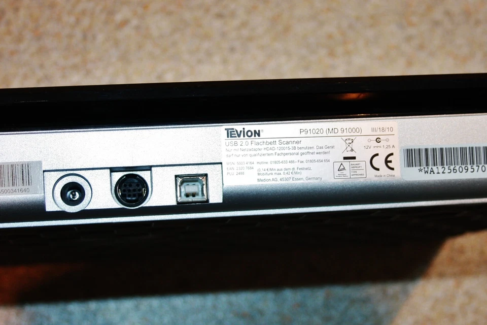 Scanner Flachbettscanner Tevion P91020 - Bild 3 von 4