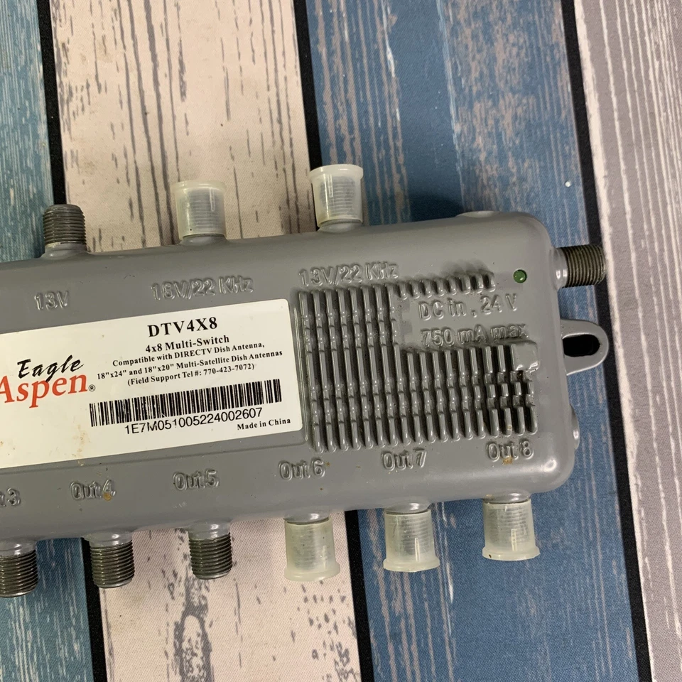 Eagle Aspen 4x8 Multi Switch DTV4X8 4 Inports 8 Outports Multi Satellite Dish - Image 4 of 4