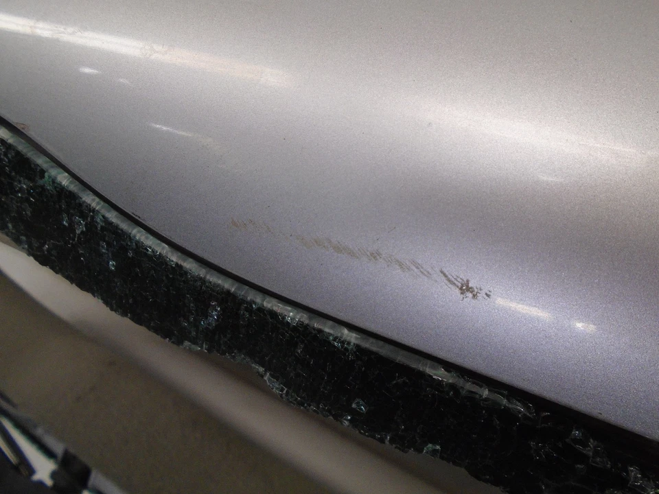 LK805159 01-07 VOLVO V70 XC AWD REAR TRUNK LID LIFT GATE SHELL SILVER ASSY OEM Foto 4 de 4