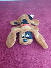 2021 Basic fun inc brown dog plush stuffed animal toy 8"