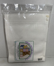 Charles Craft Nursery Time Afghan Cross Stitch Collectible 38" x 38" 14 Count