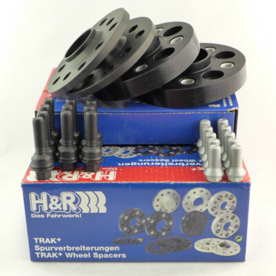H&R Spurverbreiterung 30/44mm schwarz für Audi Q5 SQ5 Typ 8R 8R1 Q7 SQ7 4M