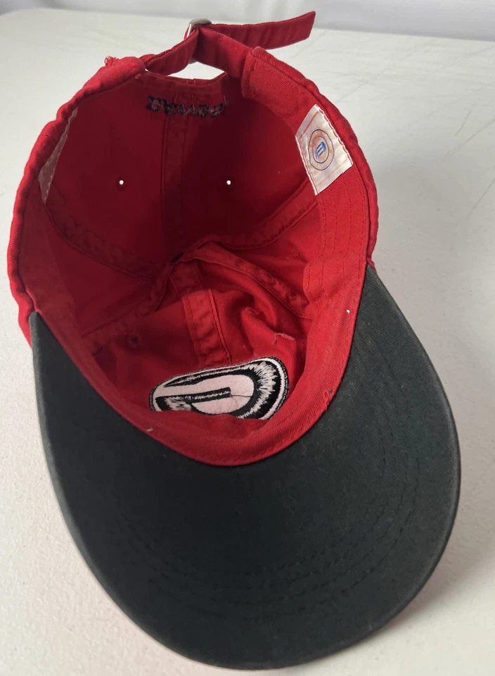 Georgia Bulldogs Hat Cap DAWGS Spellout Helmet Logo Strapback NCAA - Image 4 of 4