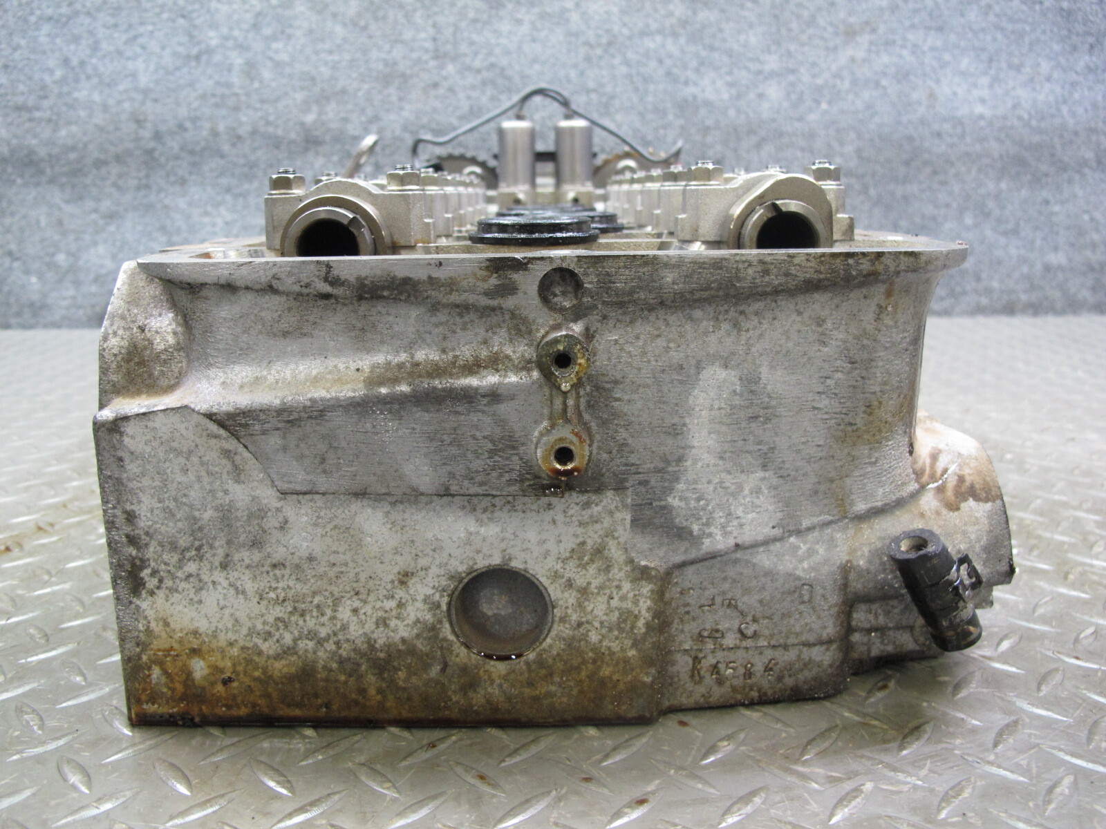 03-10 BENTLEY CONTINENTAL GTC GT 6.0L ENGINE RIGHT CYLINDER HEAD W CAMSHAFTS 37k