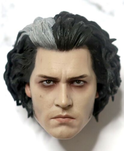 1/6 hot toys sweeney todd action figure accessory flaws head - Picture 1 of 4