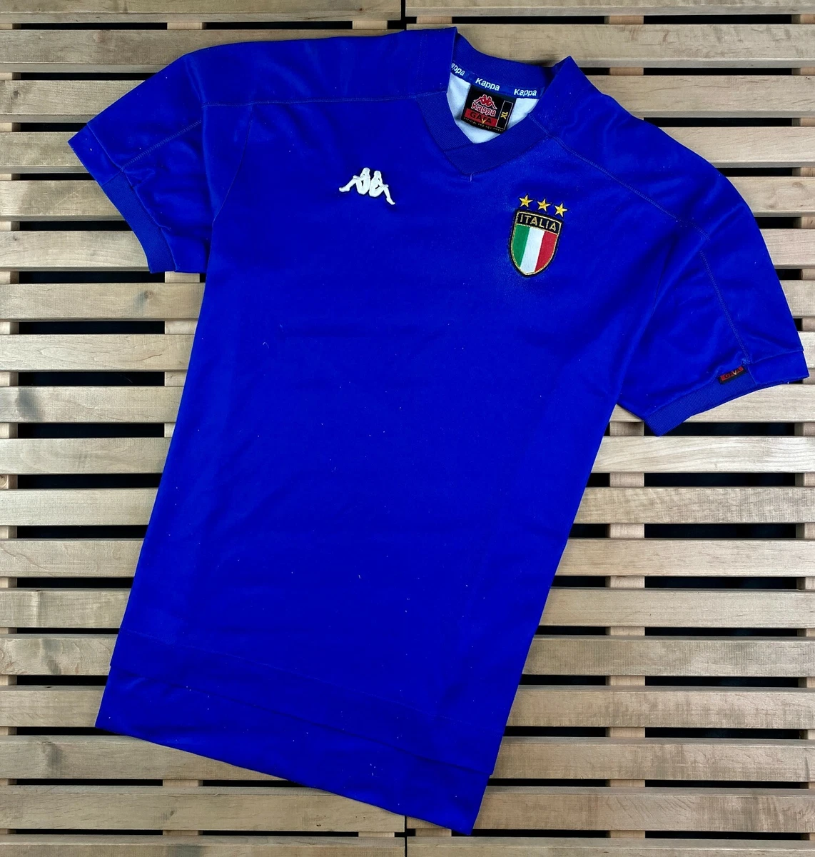 Great Barrier Reef Achterhouden wimper Jersey Football Shirt Italy Italia Kappa 2000 Size XL | eBay