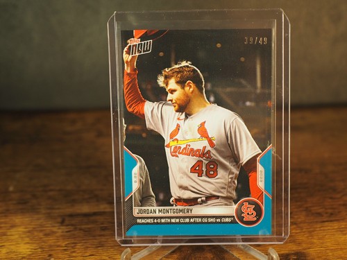 Jordan Montgomery - 2022 MLB TOPPS NOW Card 761 Blue Parallel 39/49