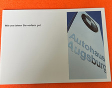 BMW Autohaus Augsburg Prospekt Brochure ca 1990