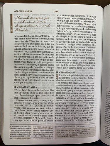 Biblia De Estudio Spurgeon, Reina Valera 1960 Schwarz/Marron Simipiel - Picture 5 of 11