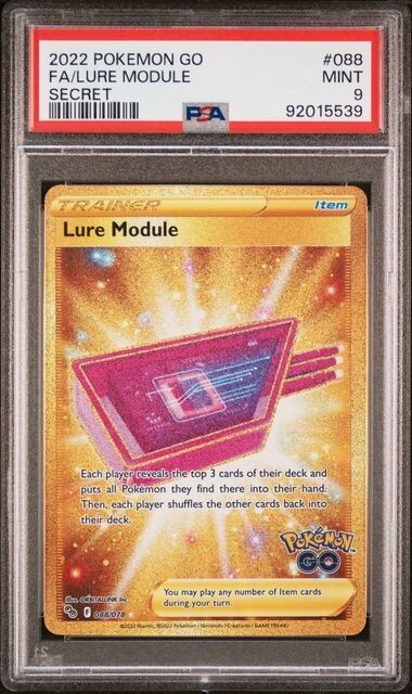 Lure Module 88/78 Rare Secret | Pokémon GO | Pokemon Card PSA 9