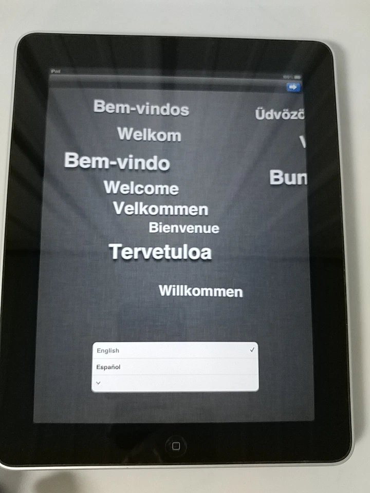 Apple iPad 1st Generation 16GB, Wifi, 9.7in Model A1219 Silver - Image 3 of 4