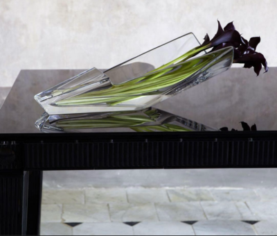 Baccarat DIVAクリスタル花瓶 割れアリ Baccarat DIVAクリスタル花瓶