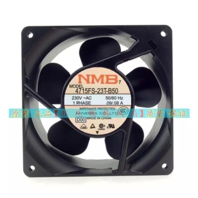 NMB-MAT7 4715FS-23T-B50 AC230V 15/14W .09/0.8A Cooling Fan