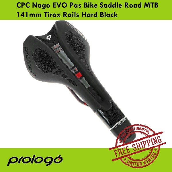 Prologo CPC Nago EVO Pas Bike Saddle Road MTB 141mm Tirox Rails