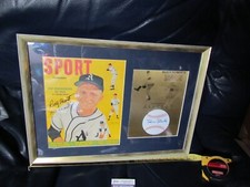 Bobby Shantz Signed Photo Robin Roberts Signed Cut signed Frame JSA Certified