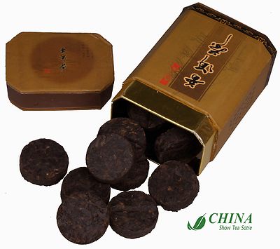 1999 Vintage Chinese Coffee Puer Tea  ~Roasted Coffee Bean And Orgainc Pu'er Tea