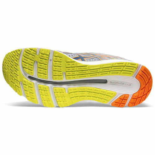 ASICS GEL-Cumulus 21 scarpa da corsa atletica uomo taglia 8 colore grigio, blu e giallo - Foto 3 di 6