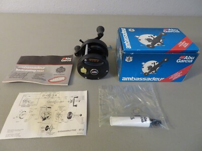 NEW NOS Abu Garcia Ambassadeur Five Baitcasting Fishing Reel Made