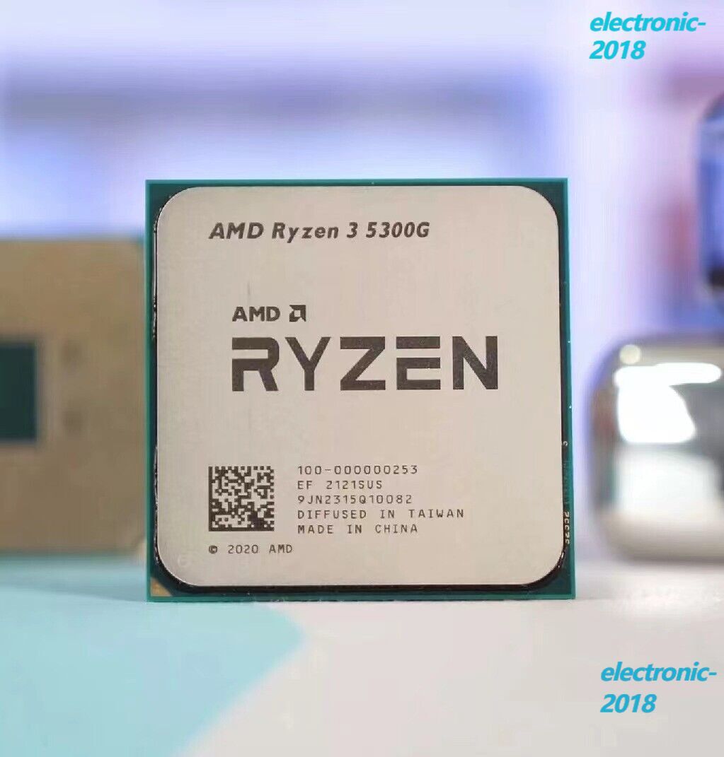 AMD Ryzen 3 5300G R3-5300G 4.0-4.2GHz 4Core 8Thr Socket AM4 65W