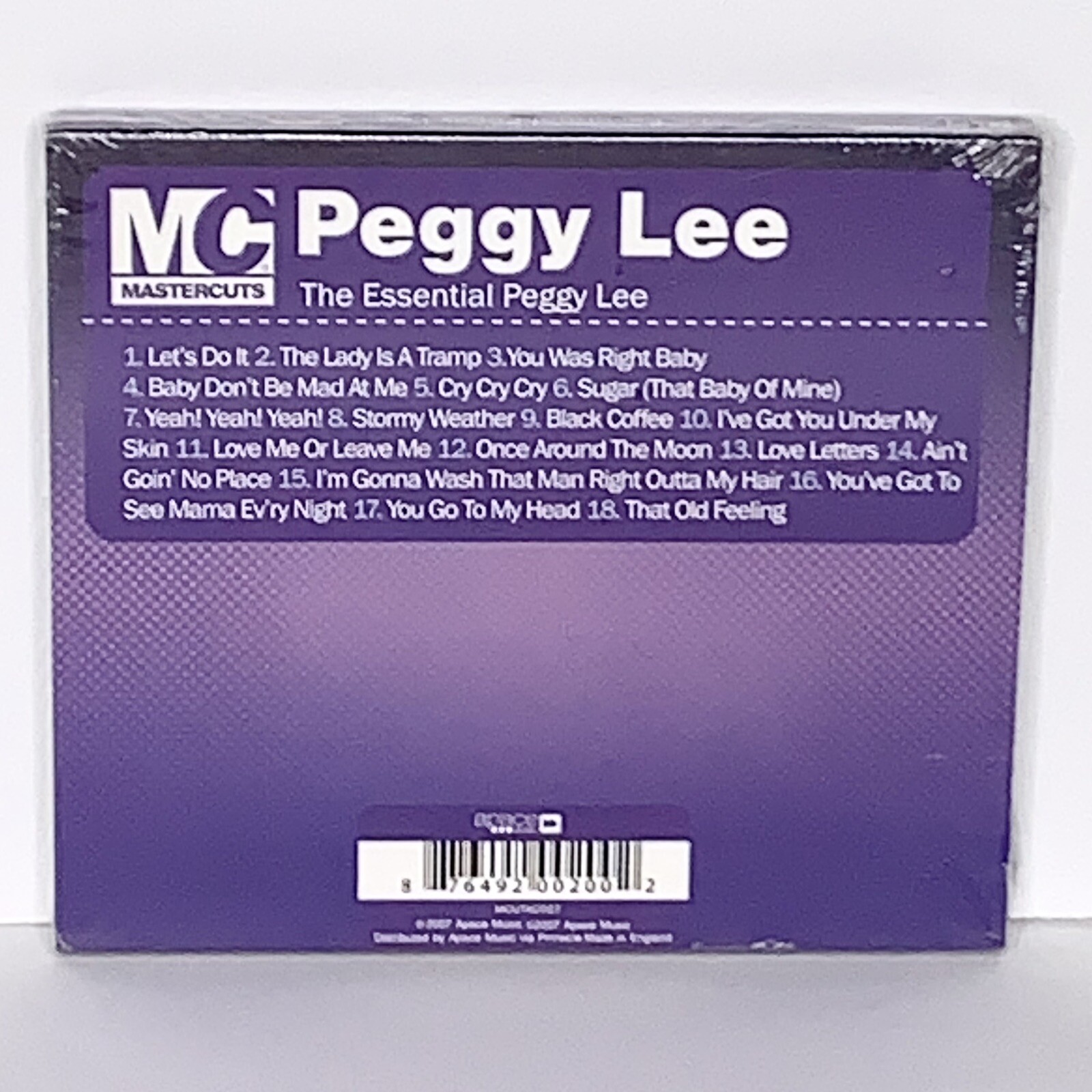 The Essential Peggy Lee [Mastercuts] by Peggy Lee (Vocals) (CD, May ...