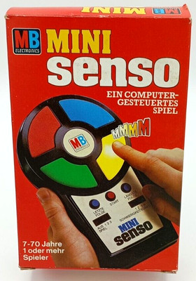 MB Mini Senso Simon Says mit Anleitung und OVP super Zustand defekt