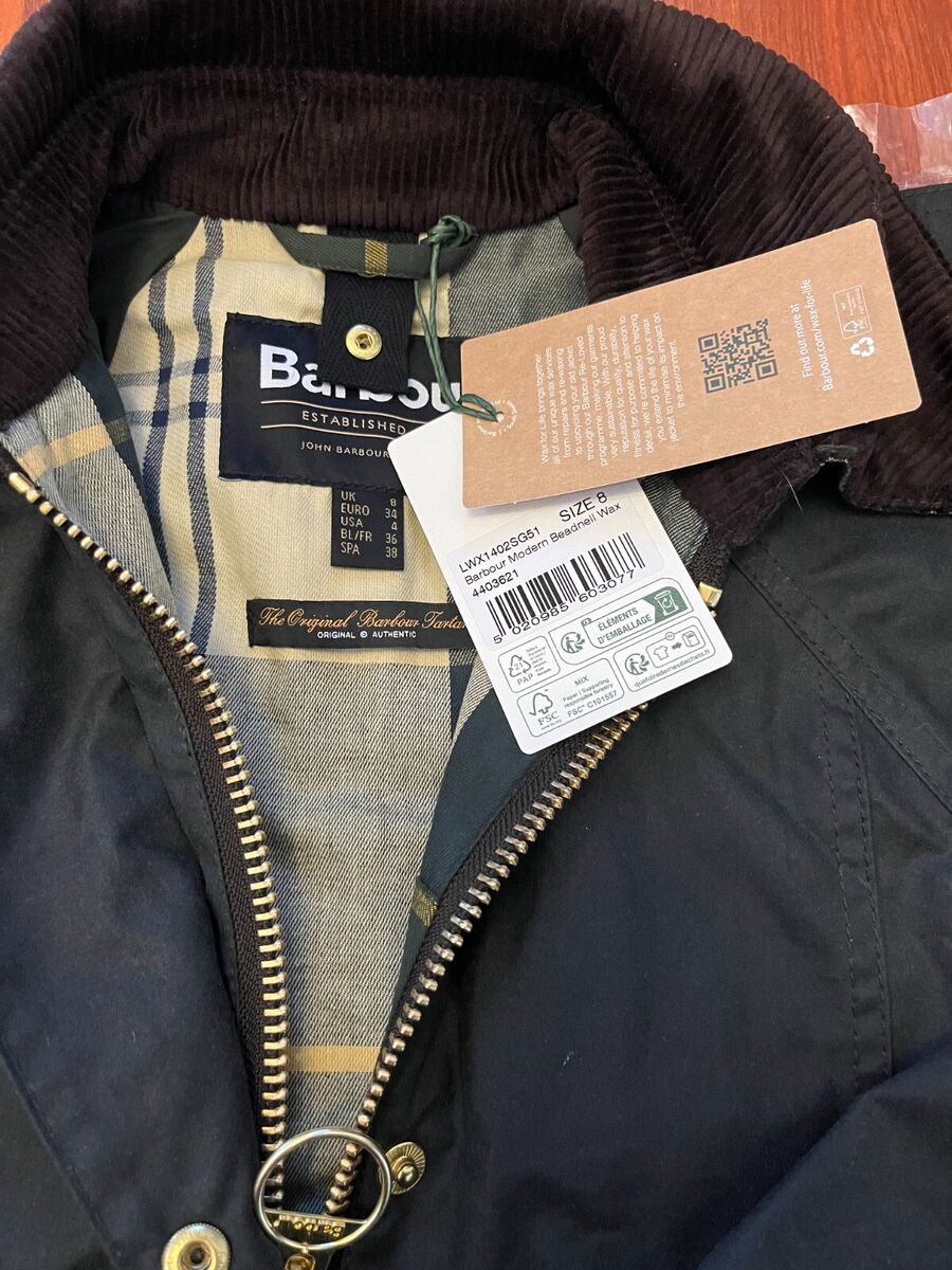 Sage/Ancient ~ Barbour Modern Beadnell Wax Jacket MSRP$498 Sage/Ancient ~ Barbour Modern Beadnell Wax Jacket MSRP$498