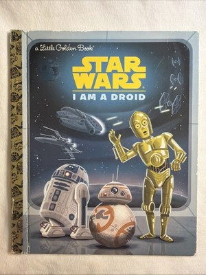 Vintage A Little Golden Book Star Wars I Am A Droid 2016  #8064