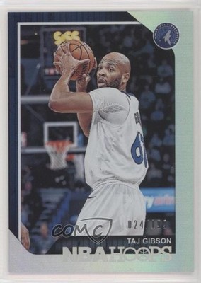 2018-19 Panini NBA Hoops Silver 24/199 Taj Gibson #200 0w8