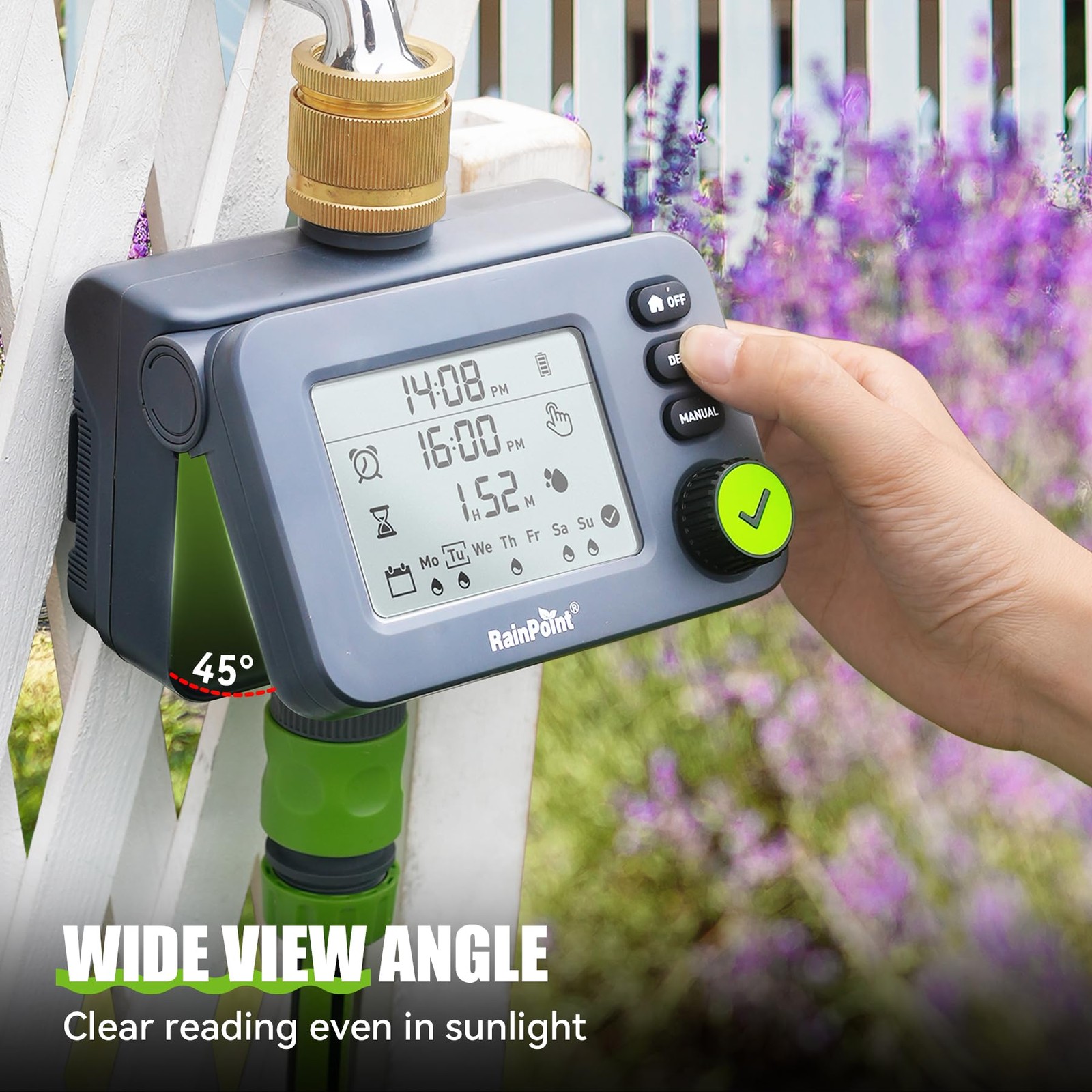 Timer Irrigazione RAINPOINT Digitale: Centralina Automatica IP65 - 4