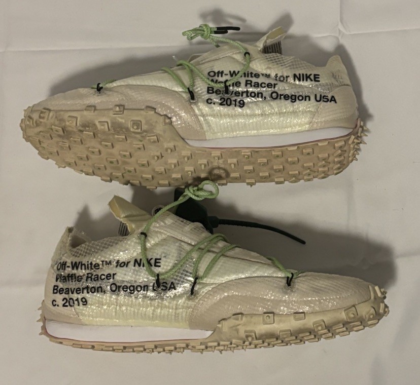 Nike x Off-White Waffle Racer SP Electric Green Men display picture 3
