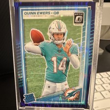 Panini Donruss Optic 2025 Quinn Ewers Purple Shock Rated Rookie Prizm 