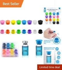 Reusable & Easy-Clean 3ml Vial Caps - Ideal for Pharmaceutical Liquid Storage