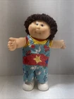 Vintage Cabbage Patch Kids Toddler Doll In HTF Airplane  And Stars Overalls