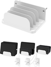 Wall Mount Phone Holder for Smartphones and Tablets, Phone Shelf with 4-Slot...