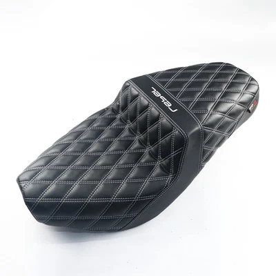 REPLACEMENT SEAT LONG SEAT DRIVER DOUBLE FIT FOR HONDA REBEL CMX 1100 2021-2024 - Image 1 of 4