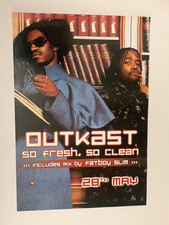 OUTKAST Vintage So Fresh 2001 PROMO TRADE AD Original Poster for Stankonia MINT