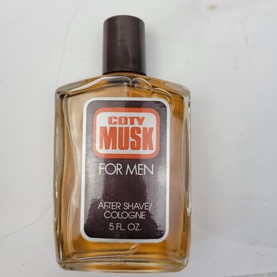 Vintage Coty Musk For Men After Shave Cologne Splash 5 FL OZ New Old Stock