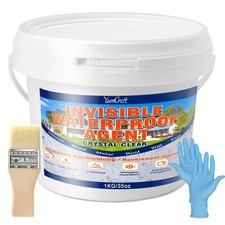 Waterproof Adhesive 35oz, Transparent Waterproof Sealant Coating, Anti-Leakin...