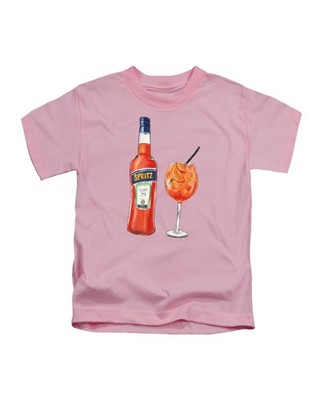 Glas Design Aperol Spritz Erwachsene T-Shirt Fun Sommer Getränk Motiv Top