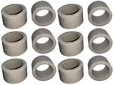 Aquarium Plant Weight Ceramic Ring Pot 12 Pack Plant Anchor Anti Floating Pla...